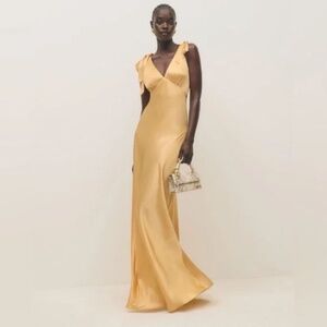 reformation pernille silk dress